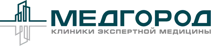 Логотип клиники Медгород на Маяковской.